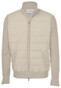 Gran Sasso Wool Zipper Eco Padding Cardigan Beige