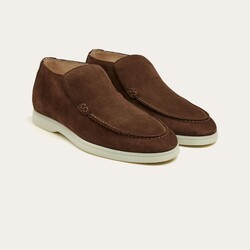 Greve Elba Chelsea Suède Schoenen Chocolate