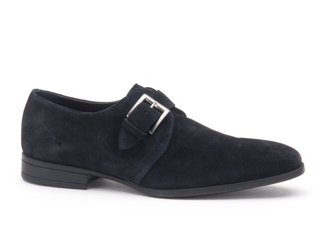Greve Fiorano Buckle Shoe Shoes Blue Velvet