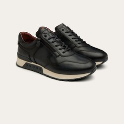 Greve Haarlem Sneaker Leather Extra Wide Schoenen Blauw