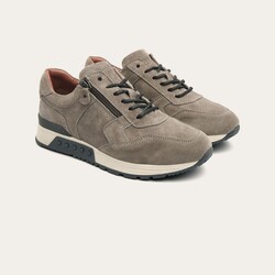 Greve Haarlem Sneaker Suede Extra Wide Shoes Taiga