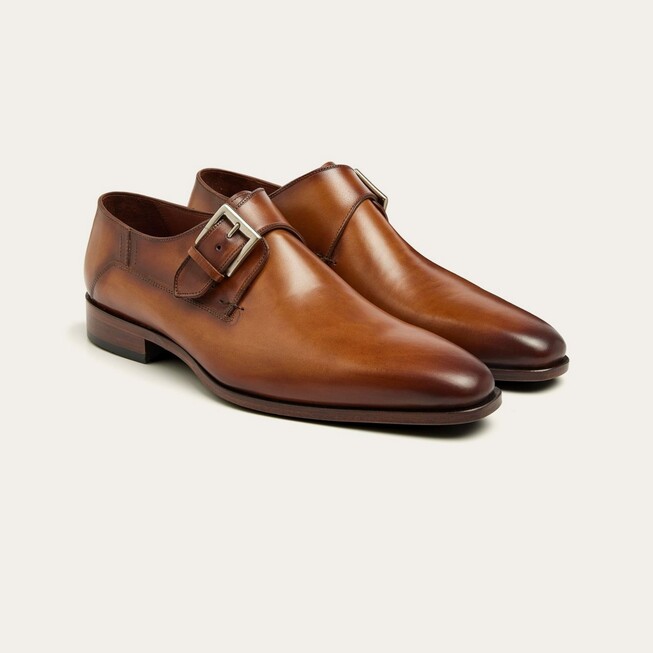 Greve Magnum Puro Luxe Gesp Schoenen in kleur Camel Puro Jan