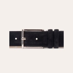 Greve Suede Talca Belt Nero Talca