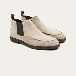Greve Tufo Chelsea Suede Shoes Roccia Dark Suede