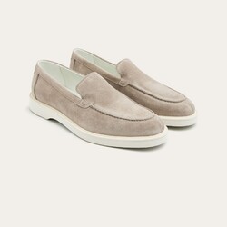 Greve Vito Uni Color Suede Shoes Roccia Suede