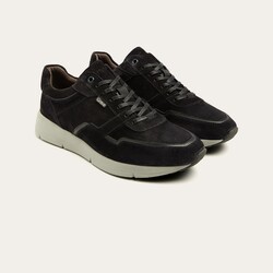 Greve Walker Sneaker Suede Shoes Navy Blue Suede