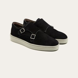 Greve Wave Suède Gespschoen Schoenen Dark Blue Suede