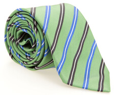 Hemley Fine Diagonal Silk Tie Multicolor