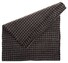 Hemley Lambswool Houndstooth Scarf Anthracite Grey