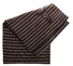 Hemley Smooth Striped Scarf Mid Brown