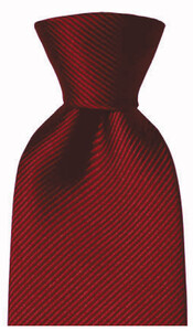 Hemley Smooth Uni Silk Tie Bordeaux