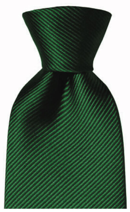 Hemley Smooth Uni Silk Tie Green