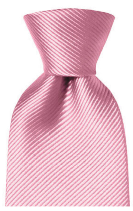 Hemley Smooth Uni Silk Tie Pink