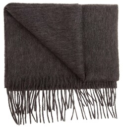 Hemley Soft Lambswool Scarf Anthracite Grey