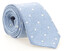 Hemley Textured Dot Silk-Cotton Tie Light Blue