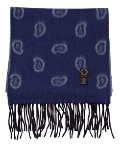 Hemley Two-Tone Paisley Sjaal Blauw