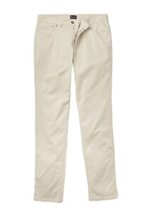 Hiltl Dude Fine Fabardine 5-Pocket Light Elastic Cotton Stretch Twill Broek Licht Beige