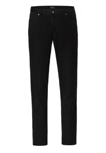 Hiltl Dude Fine Fabardine 5-Pocket Light Elastic Cotton Stretch Twill Pants Black