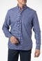Hiltl Hadrin Pinpoint Cotton Check Button Down Overhemd Donker Blauw
