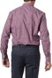 Hiltl Hadrin Pinpoint Cotton Check Button Down Overhemd Donker Rood