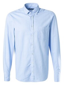 Hiltl Howard Pinpoint Cotton Button Down Shirt Light Blue