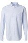 Hiltl Howard Pinpoint Cotton Stripe Button Down Overhemd Licht Blauw