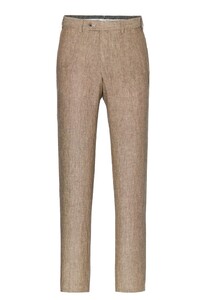 Hiltl Parma I Luxury Linnen Délavé Broek Licht Bruin