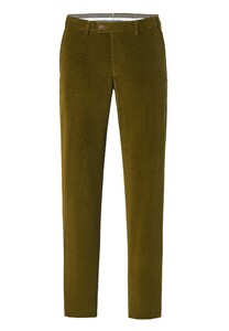 Hiltl Parma I Luxury Supima Corduroy Corduroy Trouser Bright Olive Green