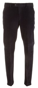 Hiltl Parma Italian Genua Corduroy Flat-Front Corduroy Trouser Navy