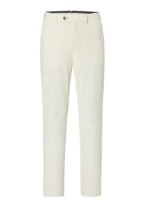 Hiltl Parma Italian Genua Corduroy Flat-Front Corduroy Trouser Off White