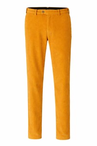 Hiltl Parma Italian Genua Corduroy Flat-Front Ribbroek Corn