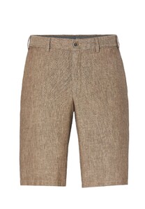 Hiltl Parmino Cooling Effect Linnen Délavé Bermuda Licht Bruin