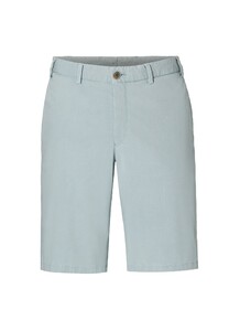 Hiltl Parmino Light Poplin Fade-Out Look Bermuda Licht Blauw