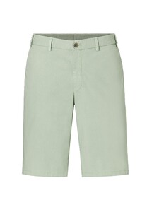Hiltl Parmino Light Poplin Fade-Out Look Bermuda Licht Groen