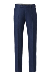 Hiltl Piacenza I Virgin Wool Iconic Flanel Broek Ultramarine