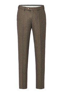 Hiltl Piacenza I Virgin Wool Iconic Flannel Pants Brown