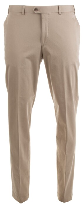 Hiltl Porter Perfetto Cotton Flat-Front Pants Khaki