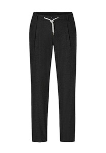 Hiltl Tani Jersey Wool Drawstring Pants Dark Gray