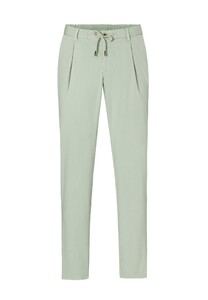 Hiltl Tani Uni Color Drawstring Light Poplin Broek Licht Groen