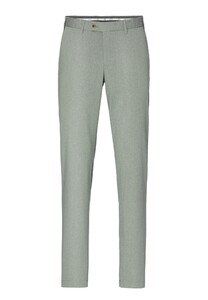 Hiltl Tarent Flat-Front Cotton Mélange Broek Licht Groen