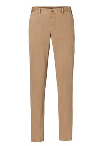Hiltl Tavi Casual Gabardine Subtle Fade-Out Look Broek Licht Bruin