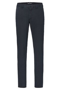 Hiltl Tavi Casual Gabardine Subtle Fade-Out Look Broek Navy