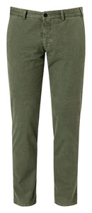 Hiltl Thiago Fine Pattern Cotton Structure Stretch Pants Green