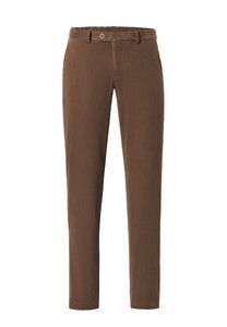 Hiltl Trento Twill Cotton Stretch Broek Bruin