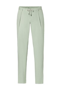 Hiltl Turin 2 Light Poplin Sportive Drawstring Look Broek Licht Groen