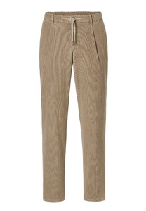 Hiltl Turin 2 Soft Touch Drawstring Velvet Corduroy Ribbroek Beige