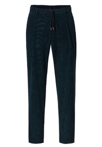 Hiltl Turin 2 Soft Touch Drawstring Velvet Corduroy Ribbroek Navy