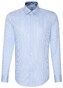 Jacques Britt Business Striped Contrast Shirt Blue