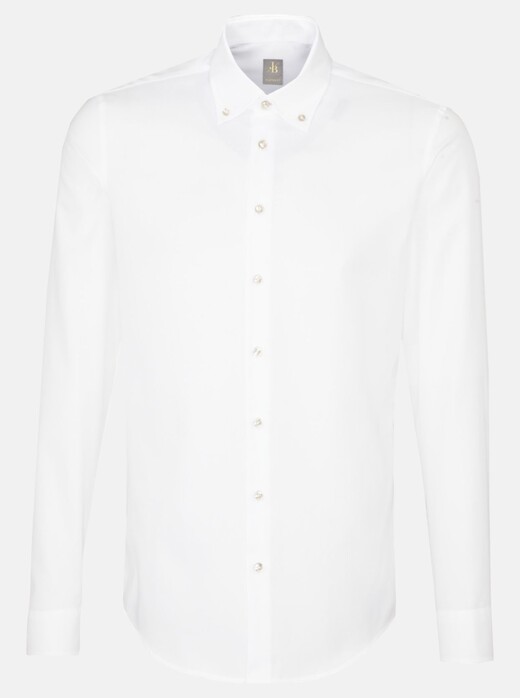 Jacques Britt Business Treviso Faux Uni Shirt White