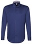 Jacques Britt Business Uni Overhemd Donker Blauw Melange